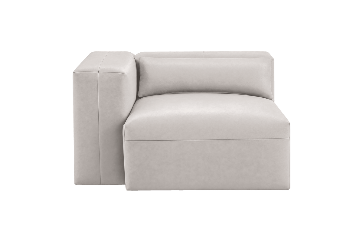 Jasmine Chair One Arm Left in Momo Milky
