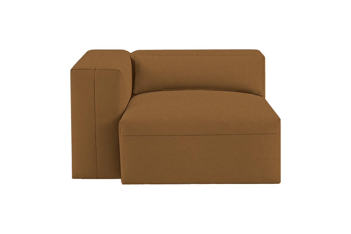 Jasmine Chair One Arm Left in Felix Pisco