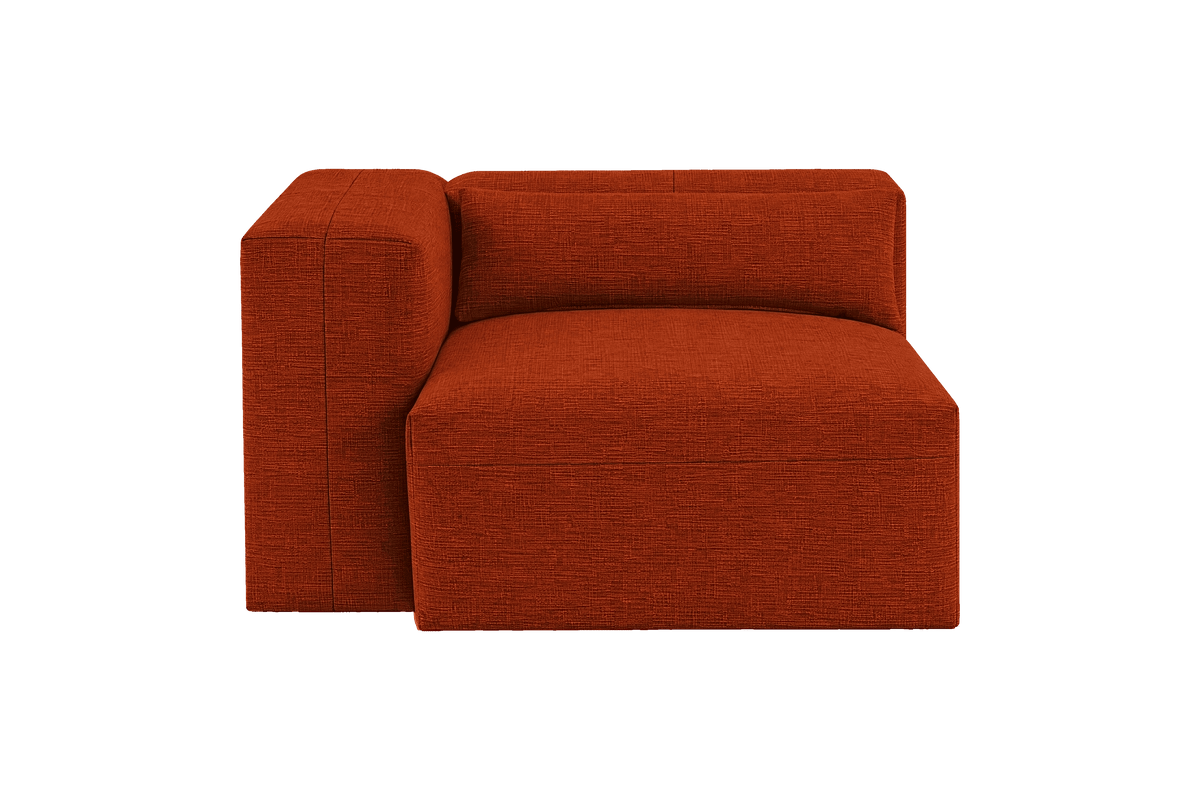 Jasmine Chair One Arm Left in Roni Poppy
