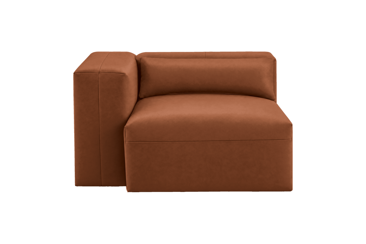Jasmine Chair One Arm Left in Momo Porto
