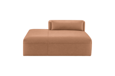 Jasmine Chaise Left in Momo Camel