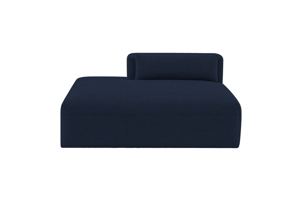 Jasmine Chaise Left in Roni Ember Blue