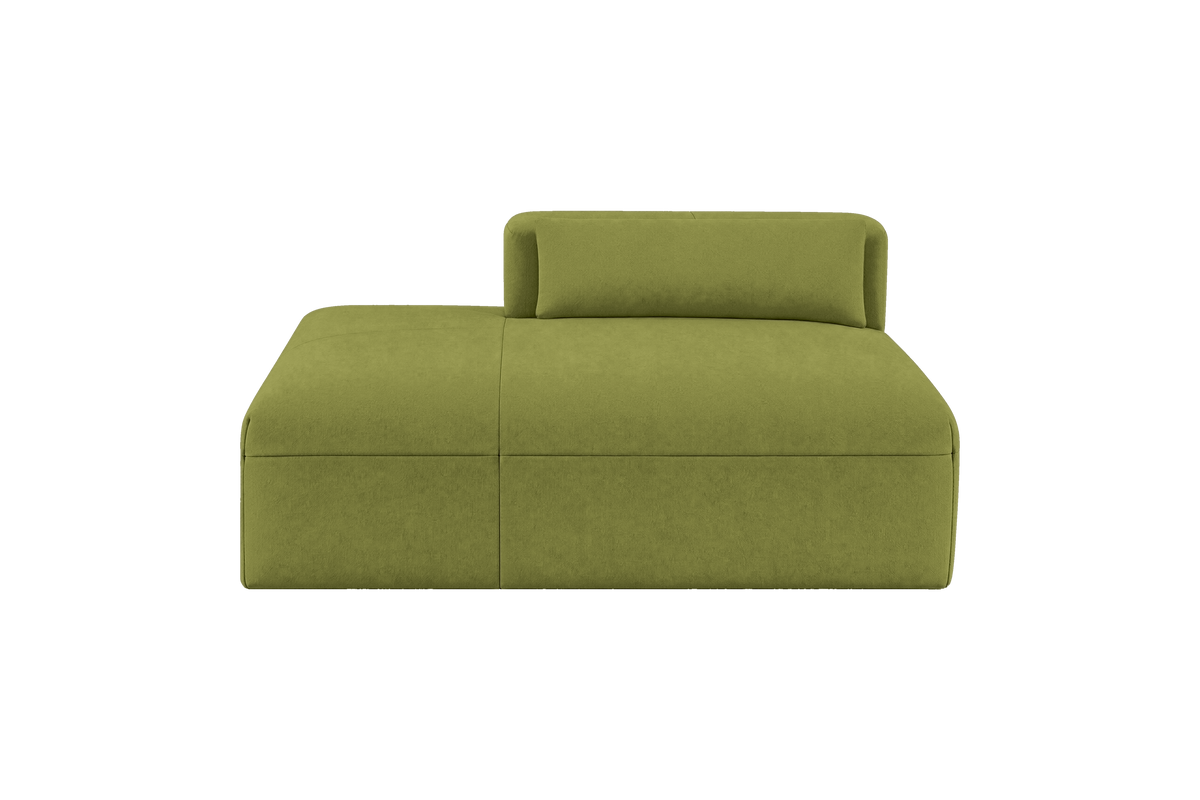Jasmine Chaise Left in Fresco Key Lime