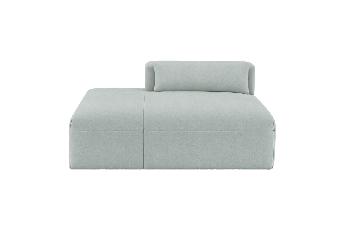 Jasmine Chaise Left in Fresco Meteor