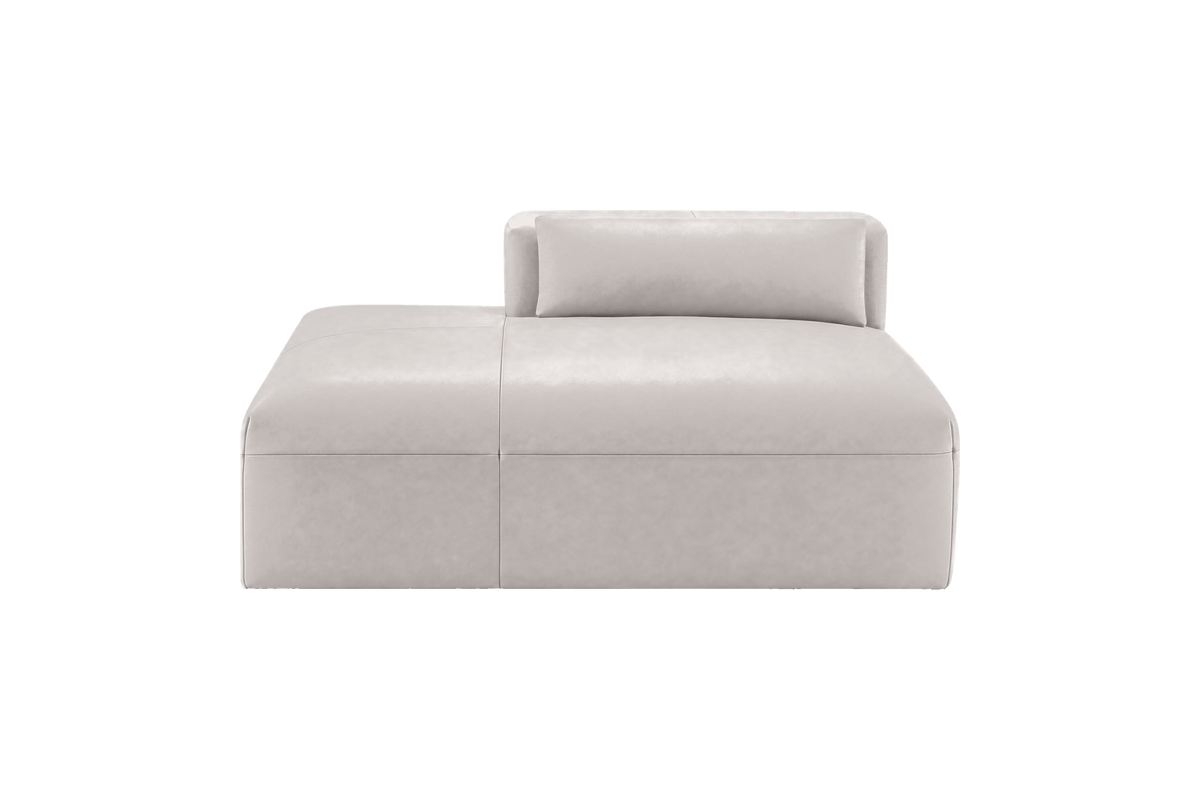Jasmine Chaise Left in Momo Milky