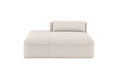 Jasmine Chaise Left in Fresco Milky
