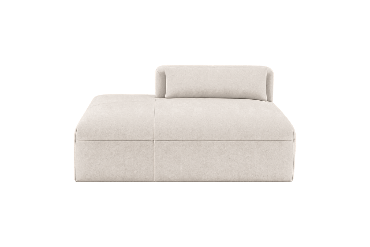 Jasmine Chaise Left in Fresco Milky
