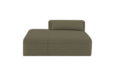 Jasmine Chaise Left in Felix Olive