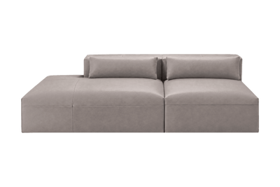 Jasmine Left Chaise Open Sofa in Momo Ash