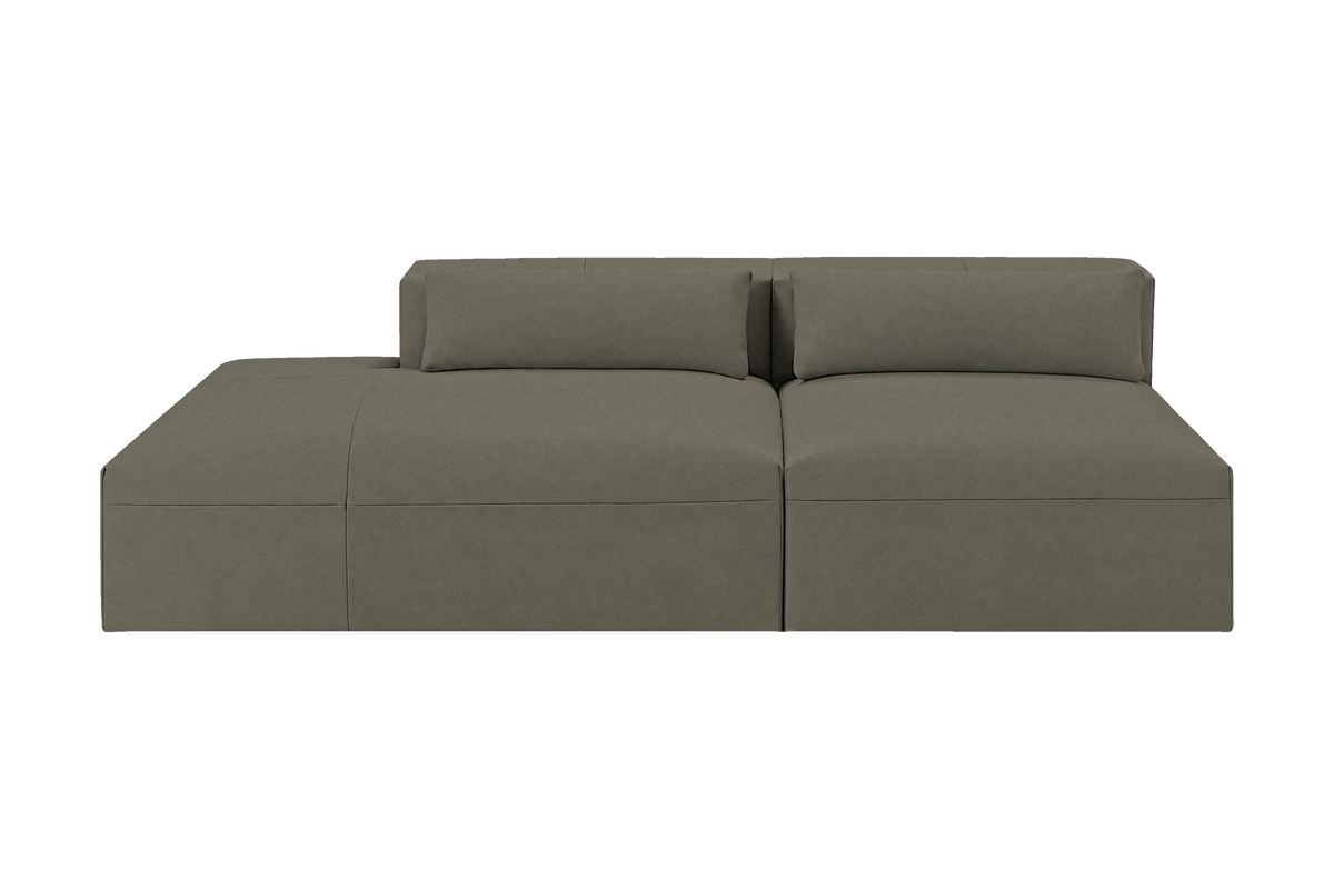 Jasmine Left Chaise Open Sofa in Felix Cos