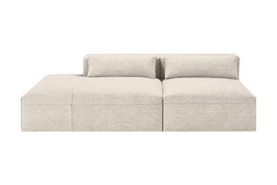 Jasmine Left Chaise Open Sofa in Mosquito Cracker