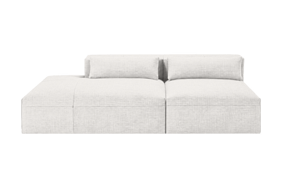 Jasmine Left Chaise Open Sofa in Mosquito Foam