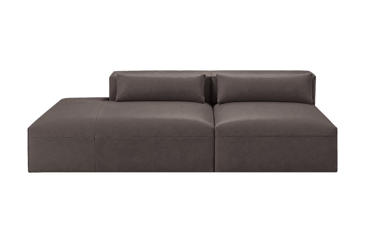 Jasmine Left Chaise Open Sofa in Momo Lola