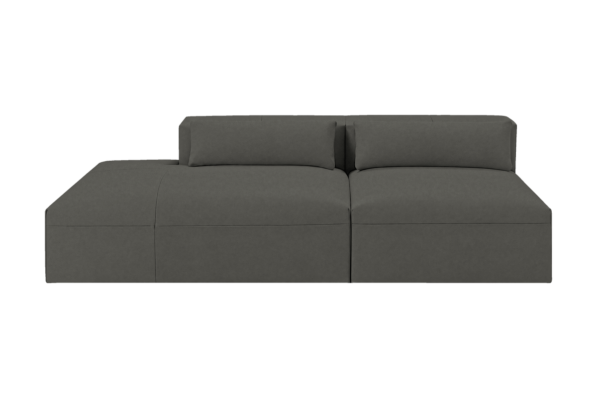 Jasmine Left Chaise Open Sofa in Felix Lola