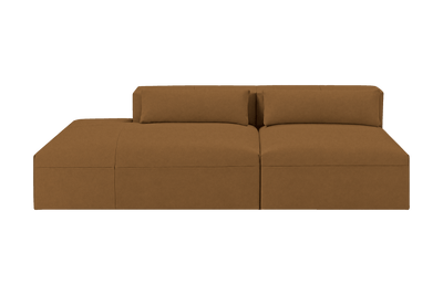 Jasmine Left Chaise Open Sofa in Felix Pisco