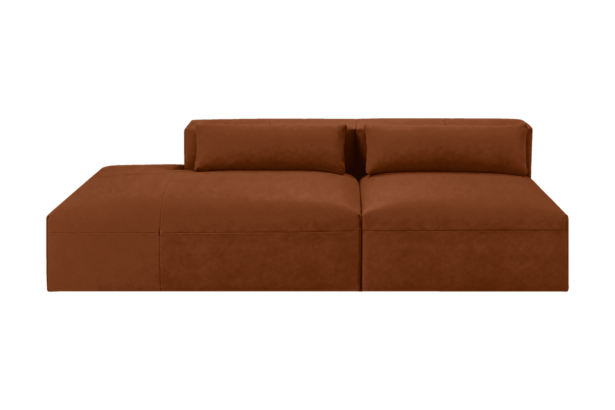 Jasmine Left Chaise Open Sofa in Marfa Pluto