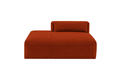 Jasmine Chaise Left in Roni Poppy