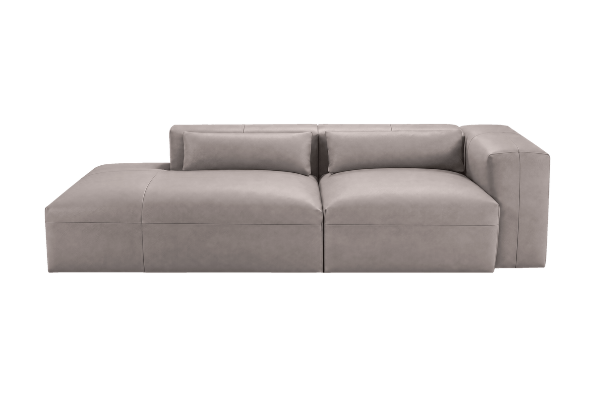 Jasmine Left Chaise Sofa in Momo Ash