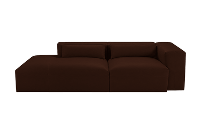 Jasmine Left Chaise Sofa in Momo Biscuit
