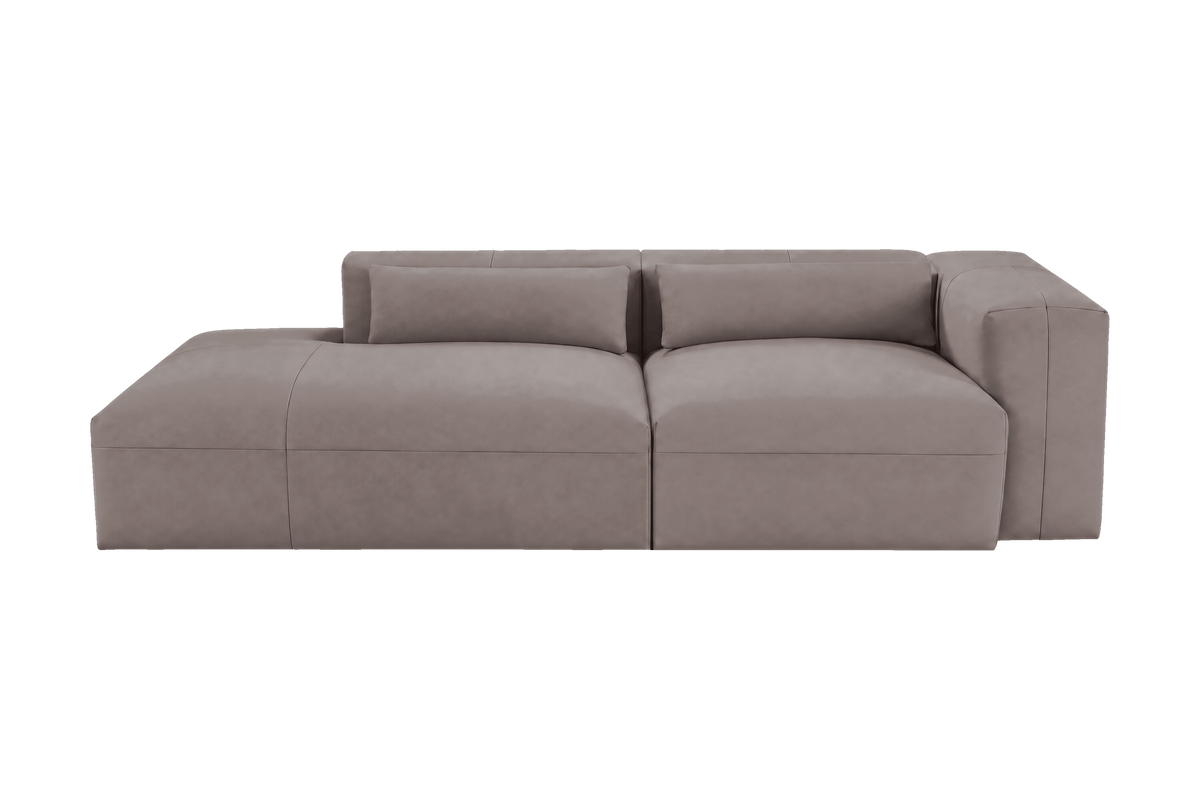 Jasmine Left Chaise Sofa in Dante Cos