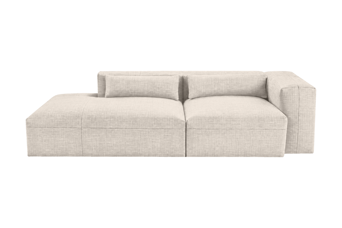 Jasmine Left Chaise Sofa in Mosquito Cracker