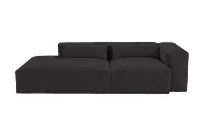 Jasmine Left Chaise Sofa in Roni Ember