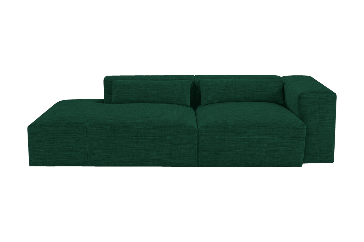Jasmine Left Chaise Sofa in Roni Frog