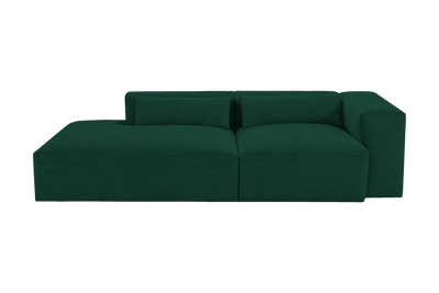 Jasmine Left Chaise Sofa in Roni Frog
