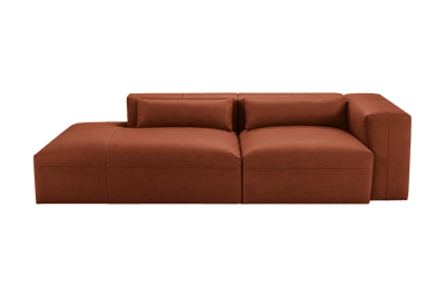 Jasmine Left Chaise Sofa in Momo Grower