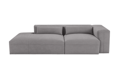 Jasmine Left Chaise Sofa in Dante Meteor