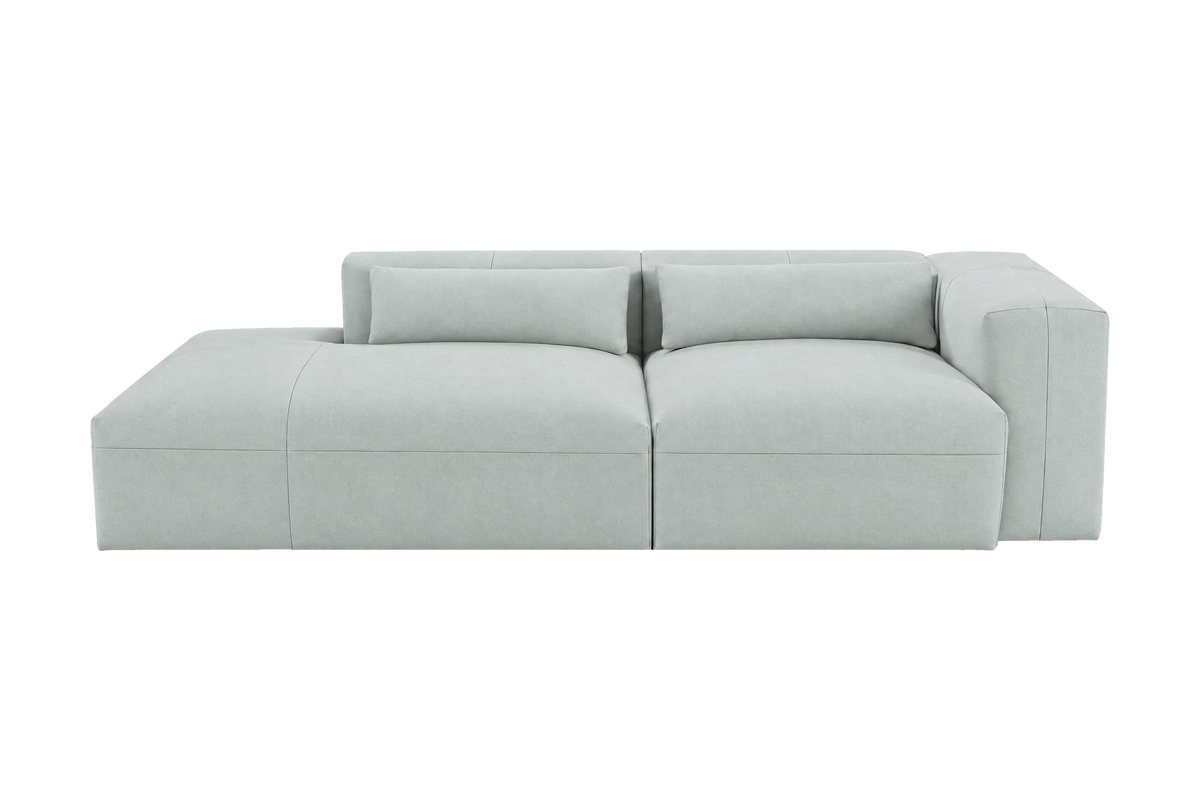 Jasmine Left Chaise Sofa in Fresco Meteor