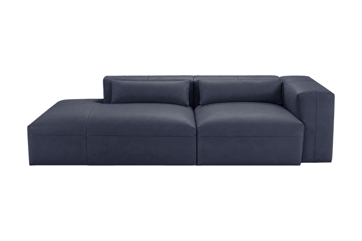 Jasmine Left Chaise Sofa in Momo Midnight