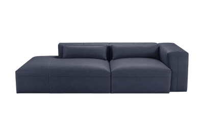 Jasmine Left Chaise Sofa in Momo Midnight