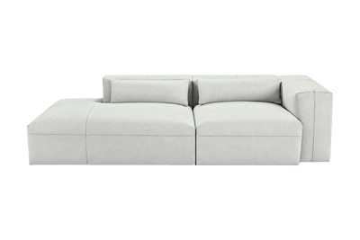 Jasmine Left Chaise Sofa in Felix Milky