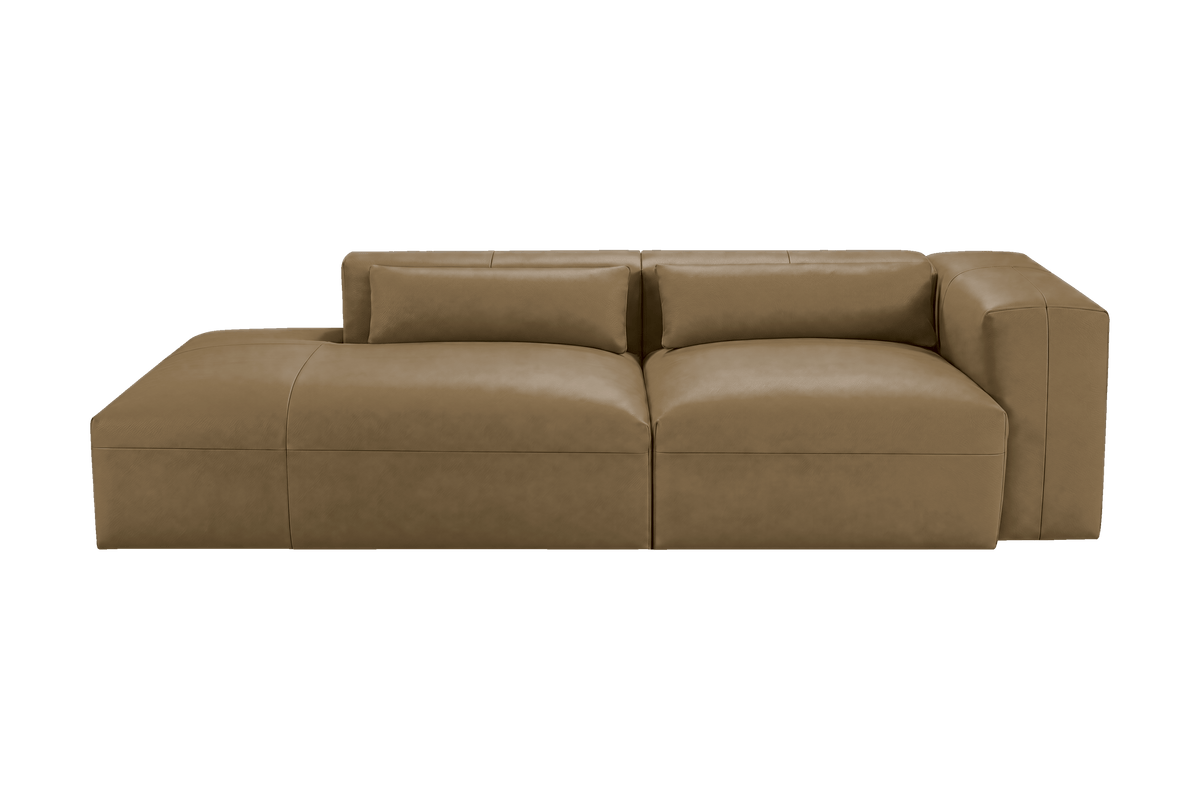 Jasmine Left Chaise Sofa in Momo Olivia