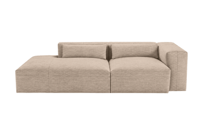Jasmine Left Chaise Sofa in Roni Pine Nut
