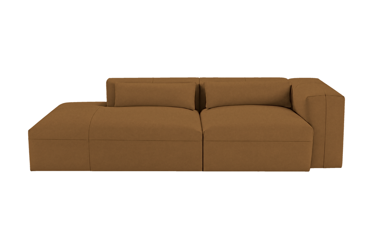 Jasmine Left Chaise Sofa in Felix Pisco