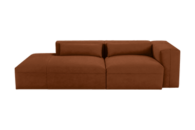 Jasmine Left Chaise Sofa in Marfa Pluto
