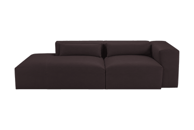 Jasmine Left Chaise Sofa in Momo Rollie
