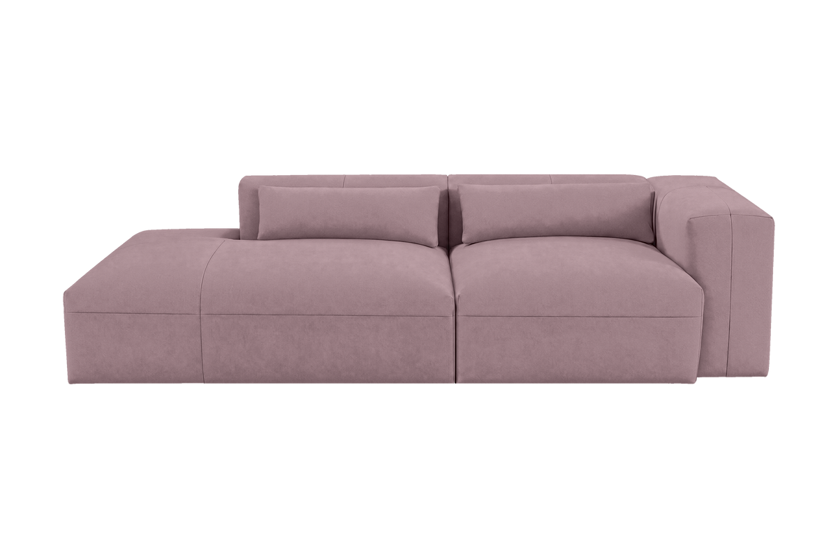 Jasmine Left Chaise Sofa in Fresco Saint-Tropez