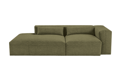 Jasmine Left Chaise Sofa in Mosquito Sycamore