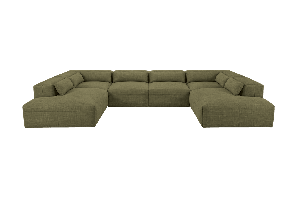 Jasmine Luxe Open U Shape in Mosquito Sycamore