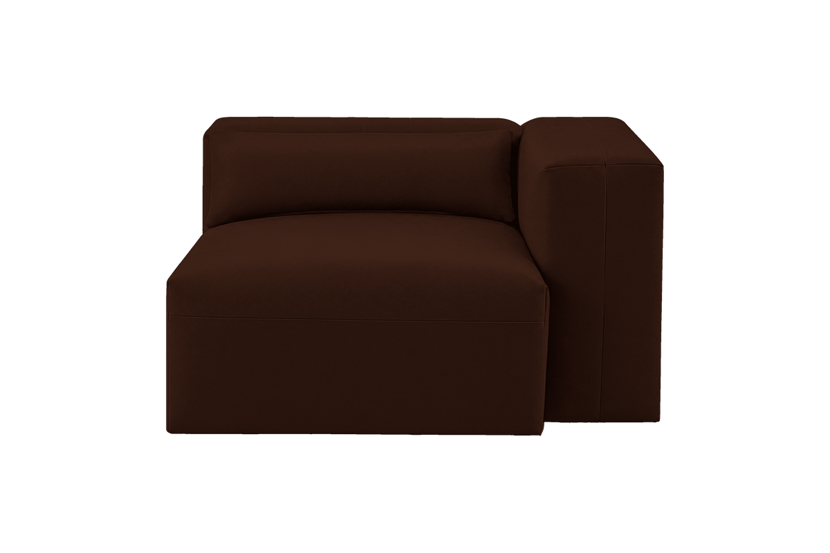 Jasmine Chair One Arm Right in Momo Biscuit