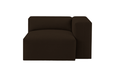 Jasmine Chair One Arm Right in Marfa Charcoal