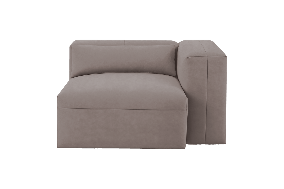Jasmine Chair One Arm Right in Dante Cos