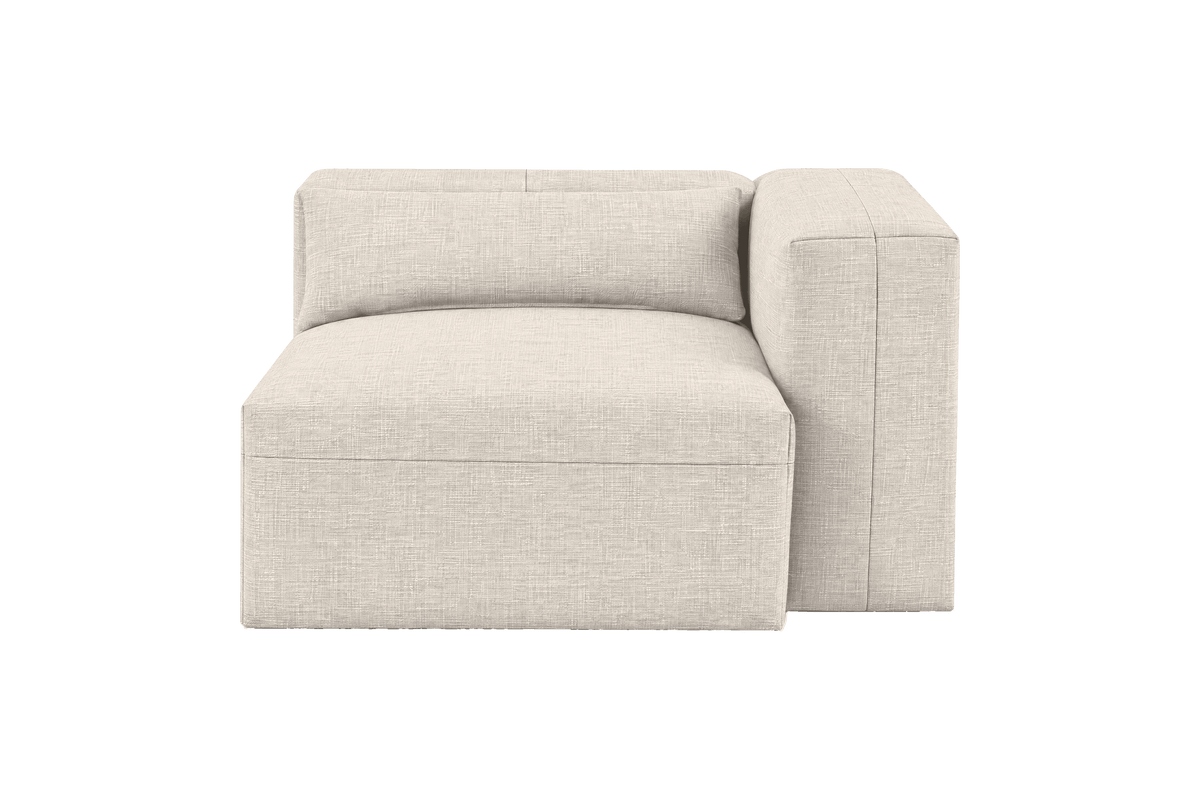 Jasmine Chair One Arm Right in Mosquito Cracker