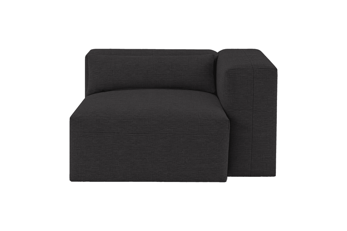 Jasmine Chair One Arm Right in Roni Ember