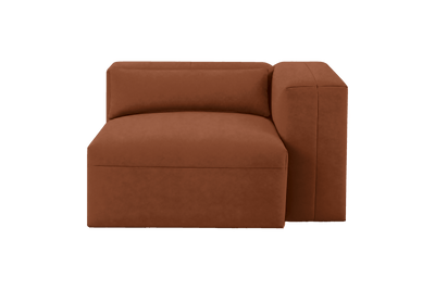 Jasmine Chair One Arm Right in Dante Hazel