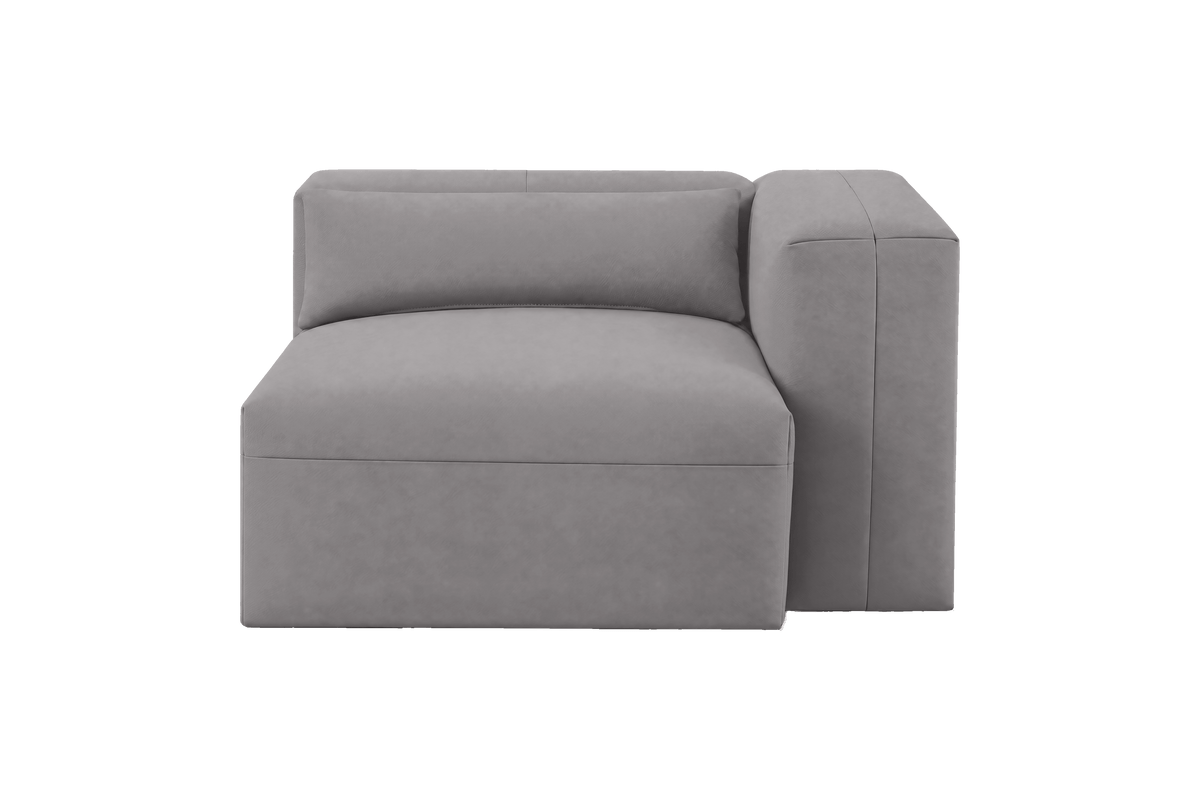 Jasmine Chair One Arm Right in Dante Meteor