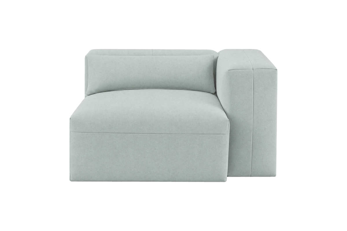 Jasmine Chair One Arm Right in Fresco Meteor